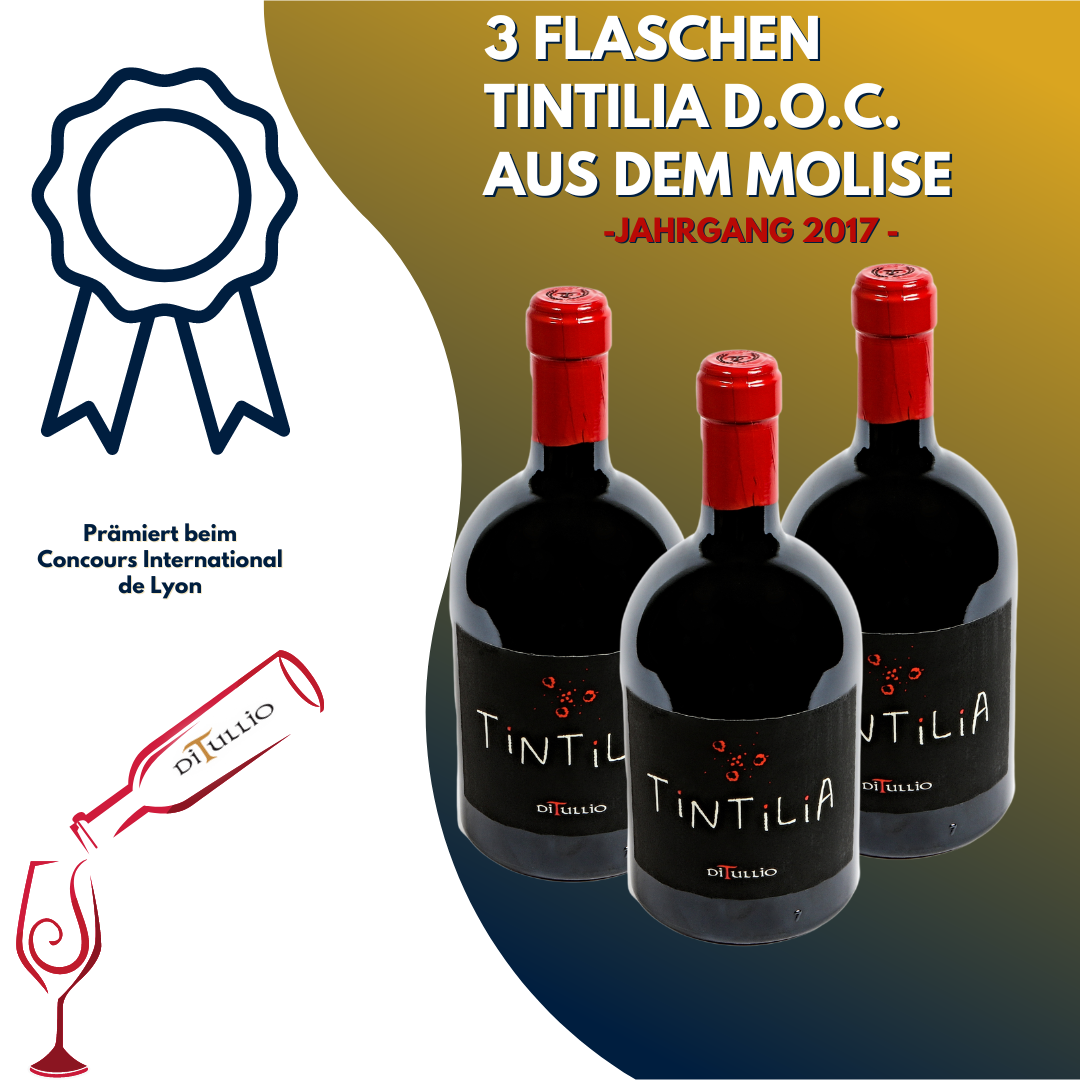 TINTILIA D.O.C. AUS DEM MOLISE 2017 (BOX MIT 3 FLASCHEN)