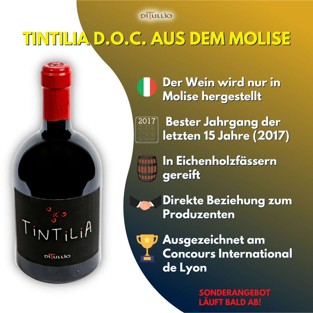 TINTILIA D.O.C. AUS DEM MOLISE 2017 (BOX MIT 3 FLASCHEN)