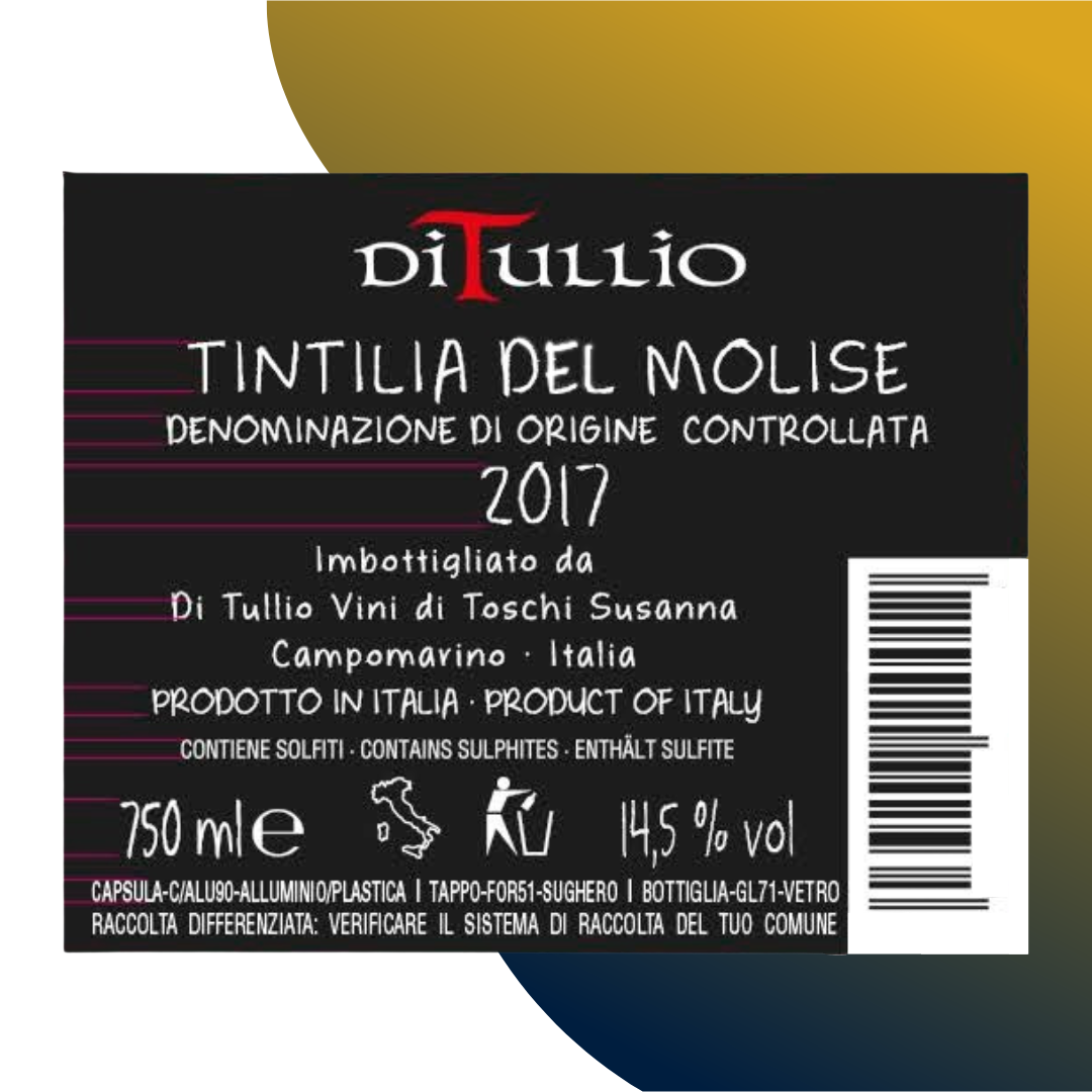 TINTILIA D.O.C. AUS DEM MOLISE 2017 (BOX MIT 3 FLASCHEN)