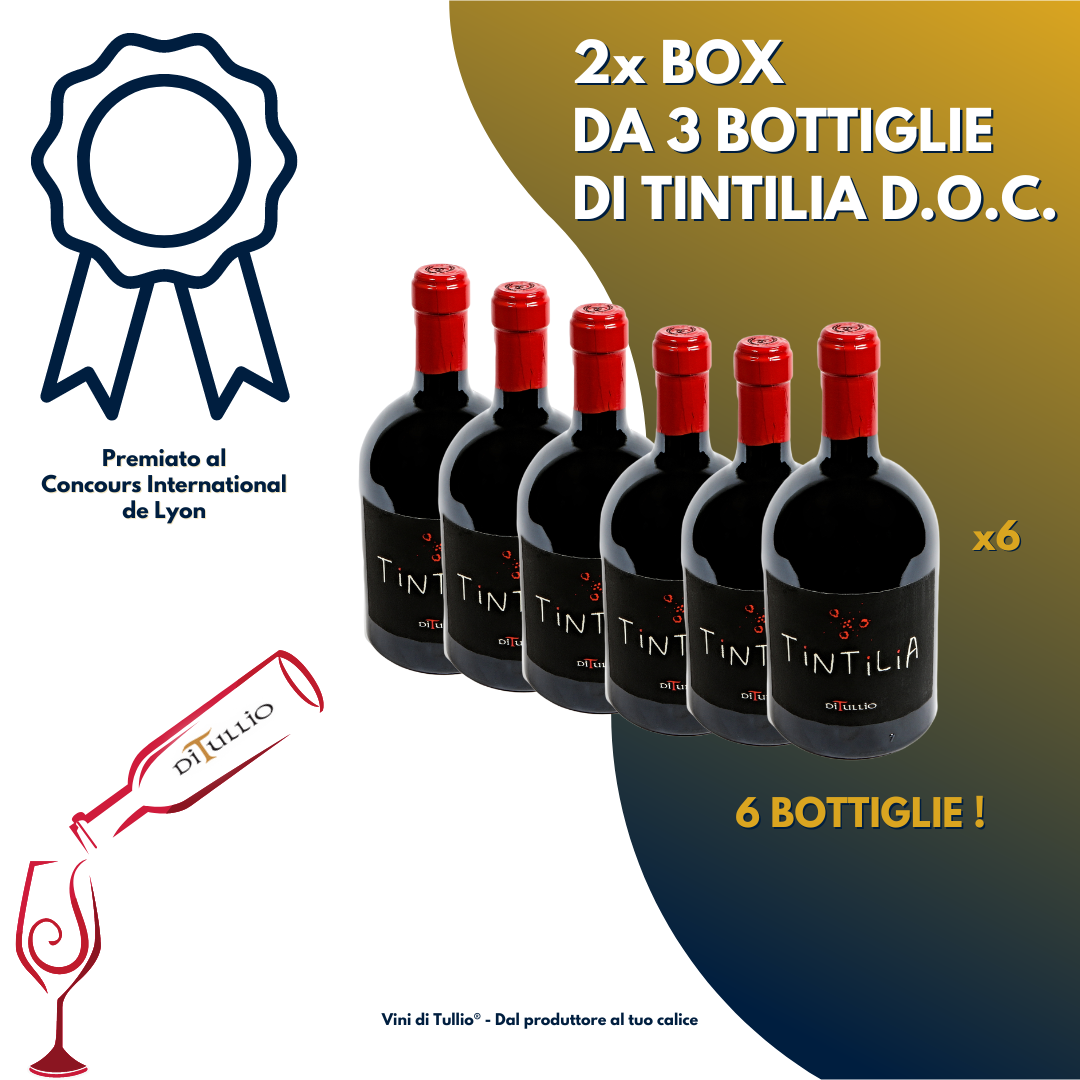 6 FLASCHEN 0,75 TINTILIA DOC DEL MOLISE 2017 (14 % vol)